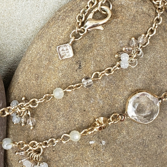 Banana Republic Clear Crystal Necklace - Picture 3 of 3